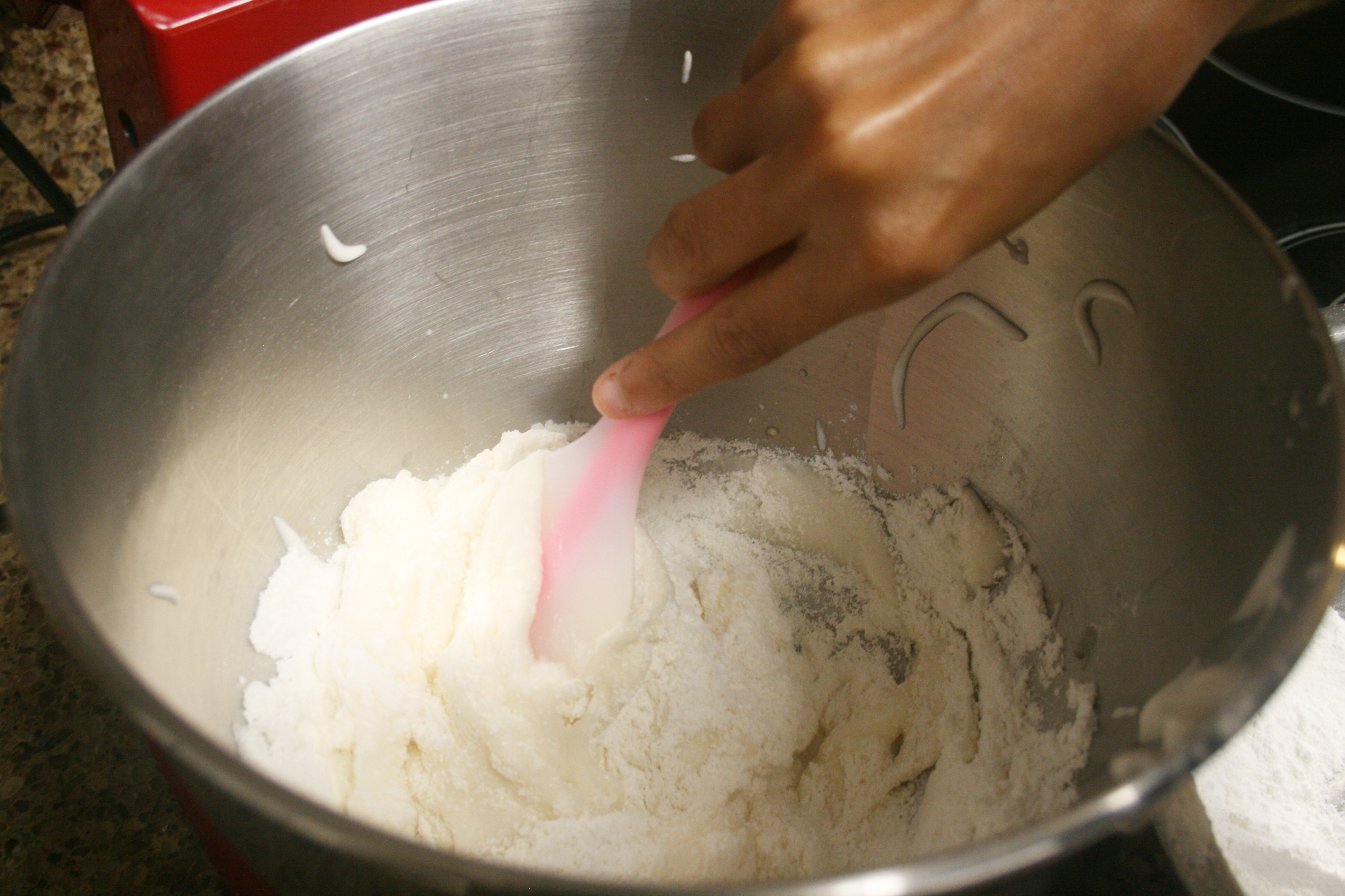 mixing dry ingredients