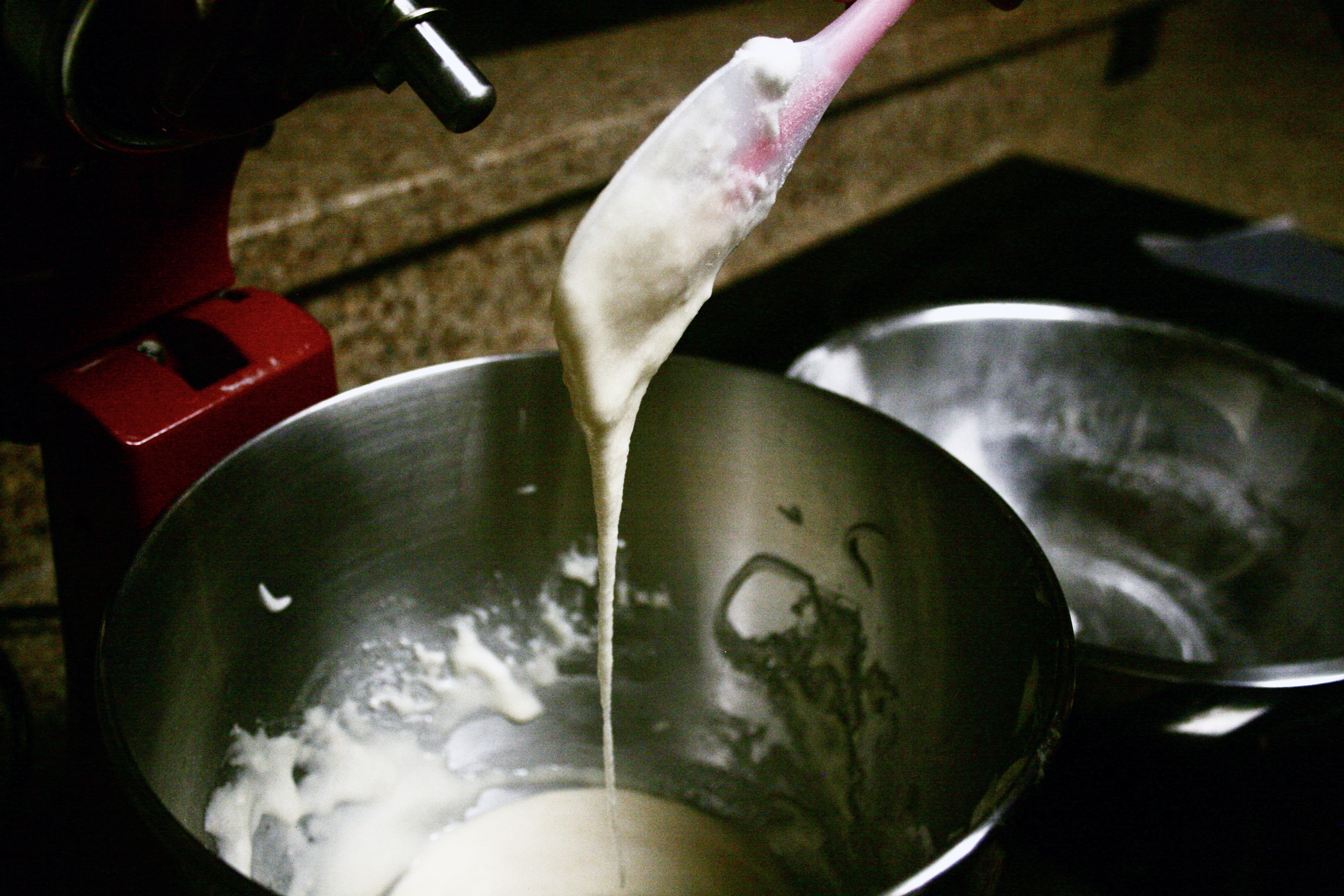 combining dry ingredients