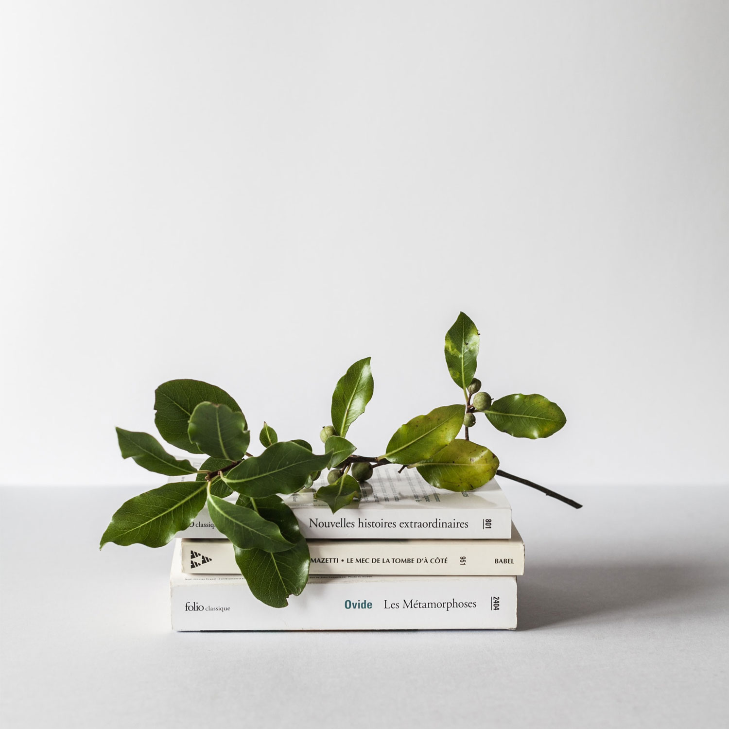 stack of books